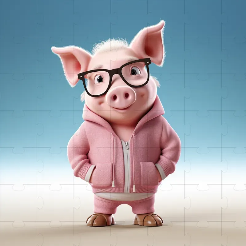 Animals Wearing Glasses Cartoons