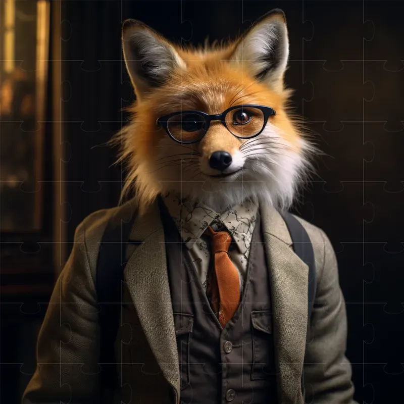 Realistic Animals Wearing Glasses