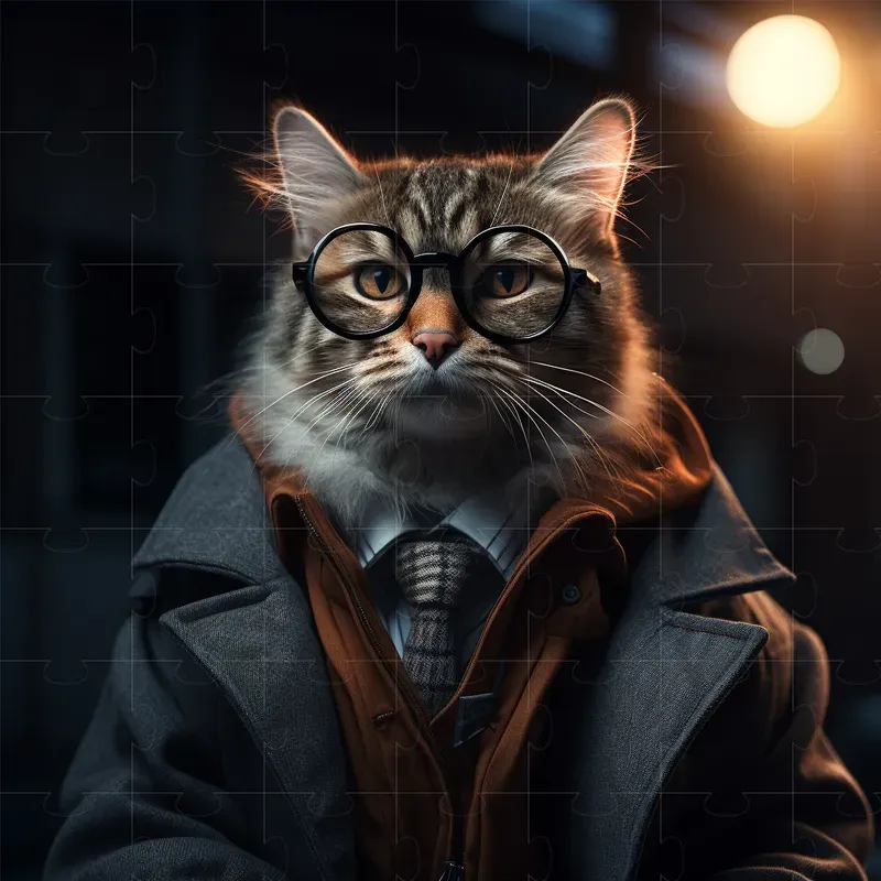Realistic Animals Wearing Glasses