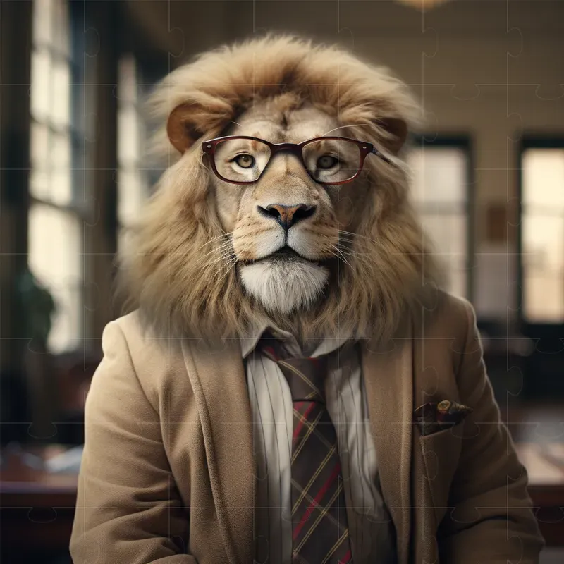 Realistic Animals Wearing Glasses