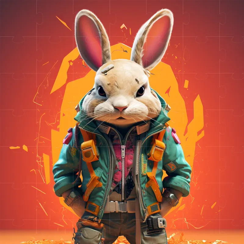Vibrant Flair Style Cute Animals