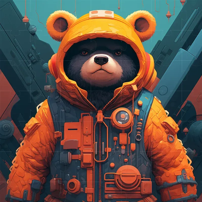 Vibrant Flair Style Cute Animals