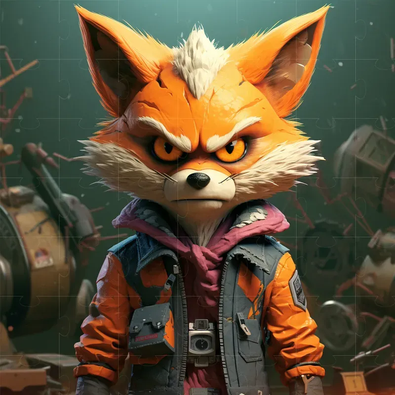 Vibrant Flair Style Cute Animals