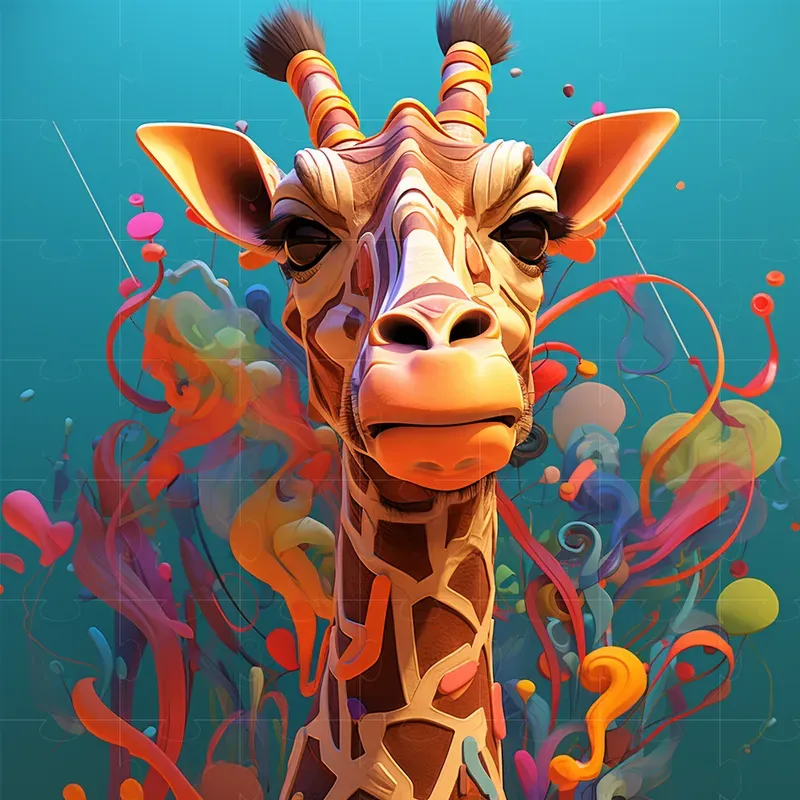 Vibrant Flair Style Cute Animals