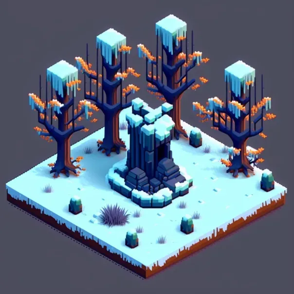 3D Pixel Art Landscapes