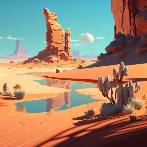 Pixar Style Landscapes