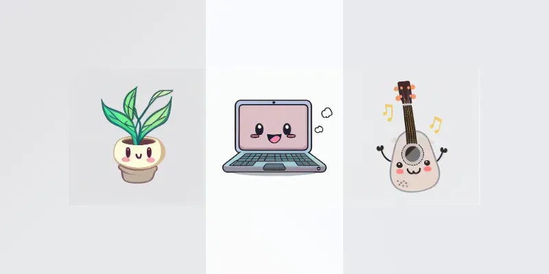 Cute Kawaii Anime Vectors generated by undefined