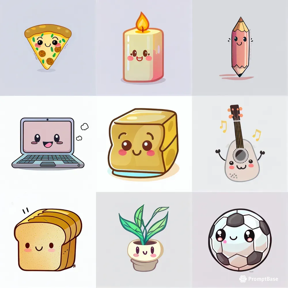 Cute Kawaii Anime Vectors