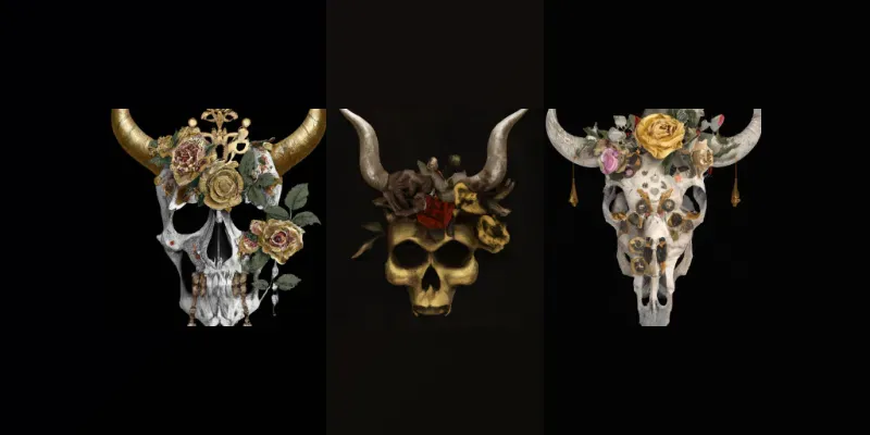 Steampunk Skulls generated by undefined