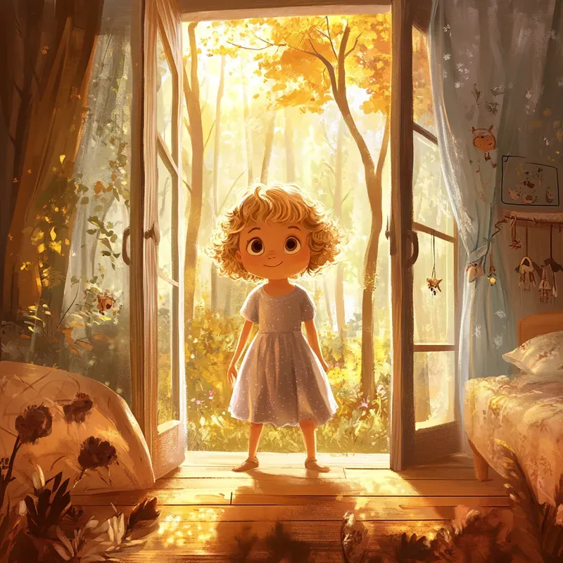 Cozy Childrens Book Cover Illustrations