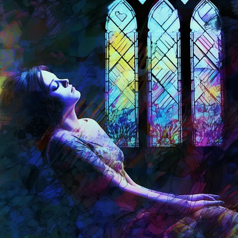 Crystal Castles Inspired Art