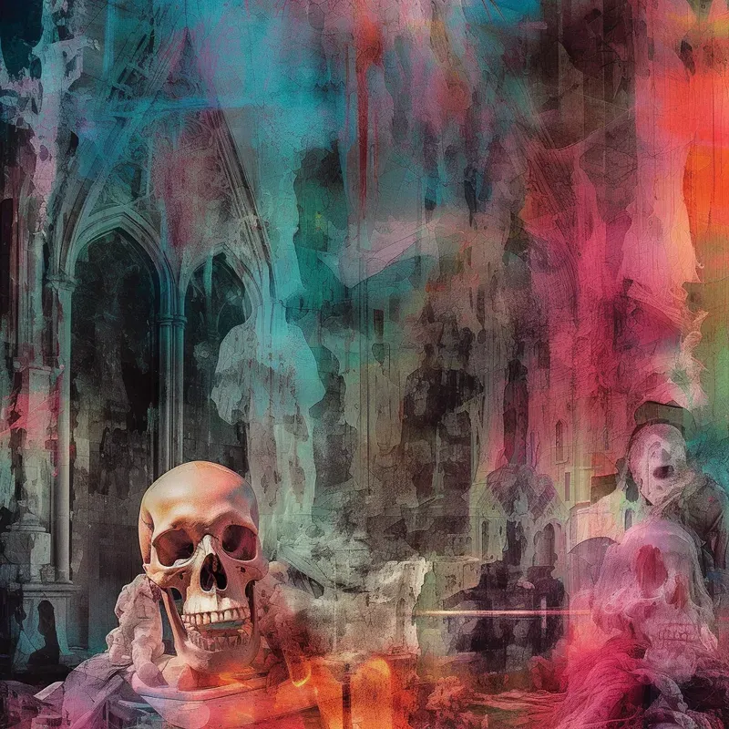 Crystal Castles Inspired Art