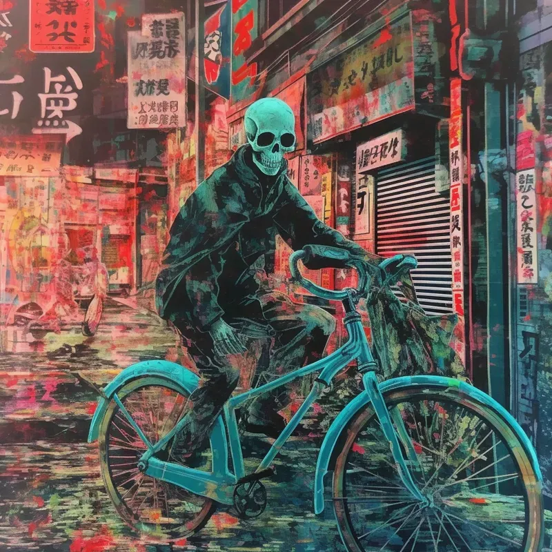 Manga Inspired Collage Art