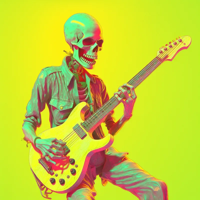 Gorillaz Inspired Art