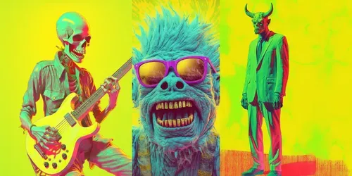 Gorillaz Inspired Art generated by midjourney