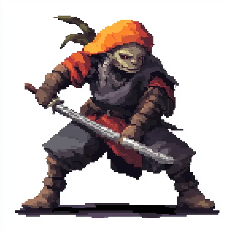 Retro Pixel Art Characters