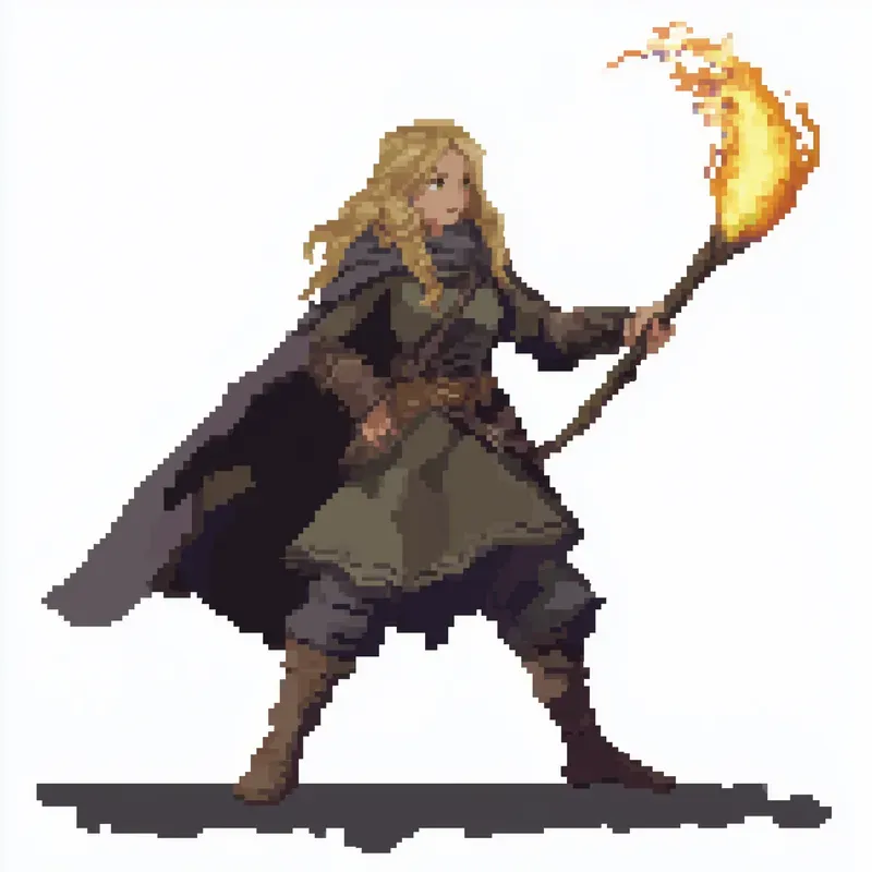 Retro Pixel Art Characters Ii