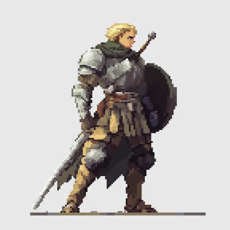 Retro Pixel Art Characters Ii