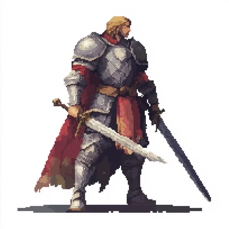 Retro Pixel Art Characters Ii