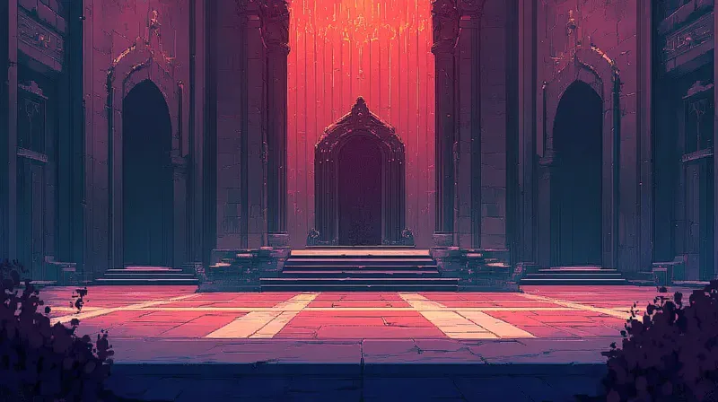 Retro Pixel Art Platform Backgrounds