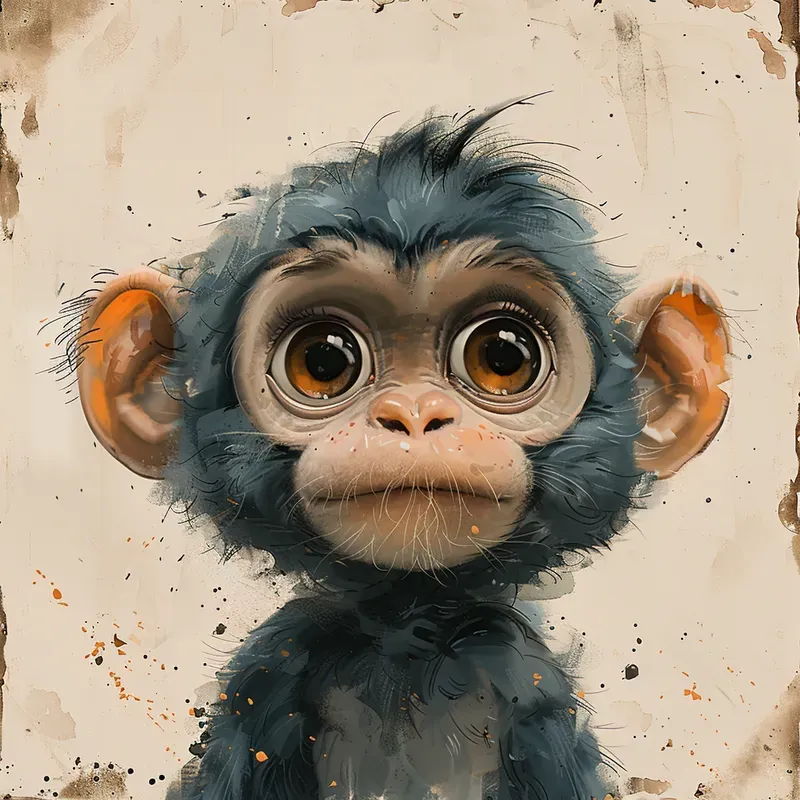 Whimsical Animals Watercolor Paintings