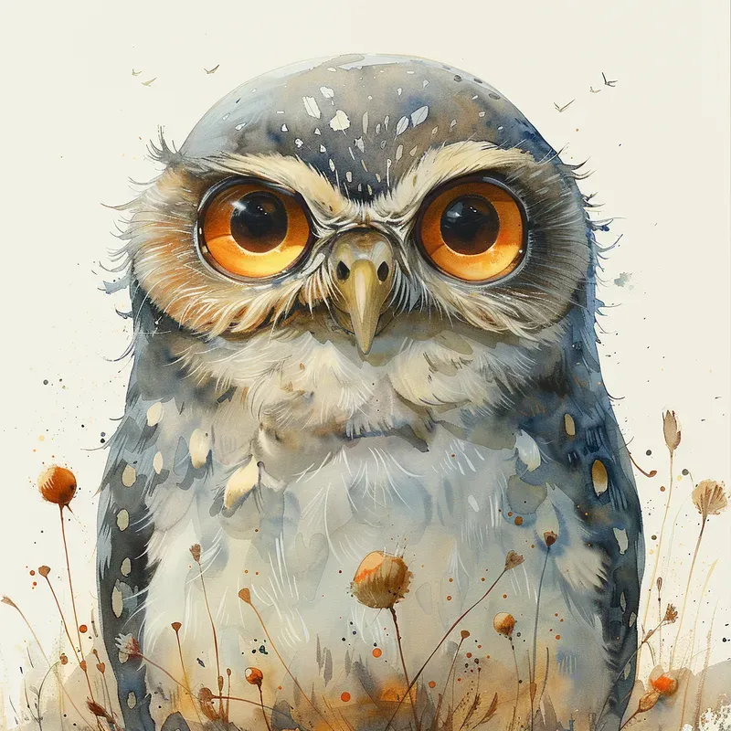 Whimsical Animals Watercolor Paintings
