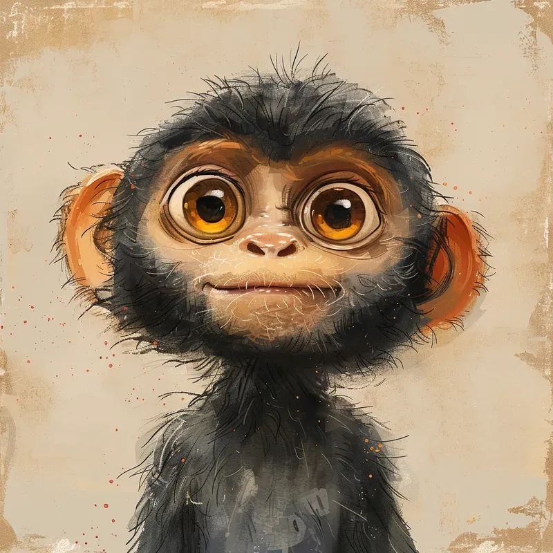 Whimsical Animals Watercolor Paintings