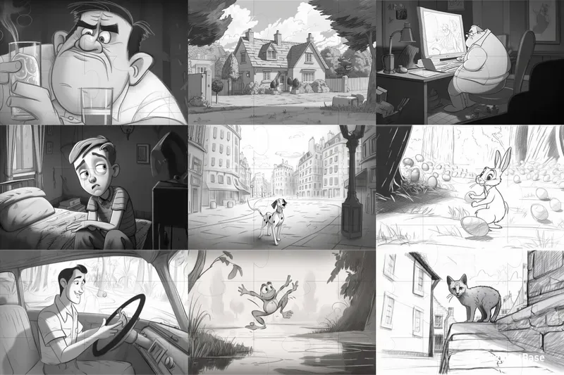 Caricature Storyboards