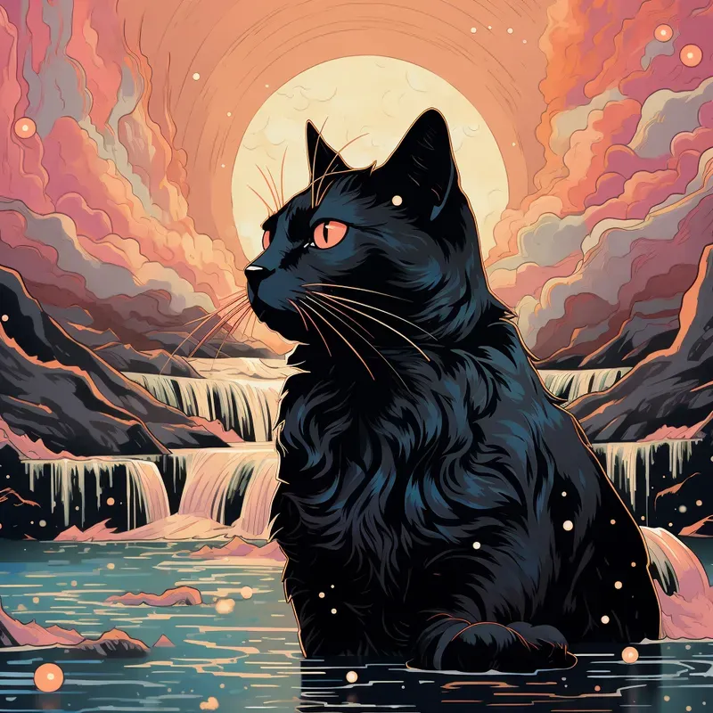 Popart Colourful Cats