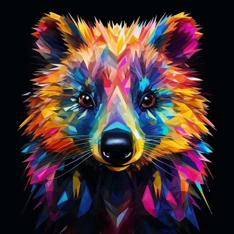Prismatic Neon Portraits