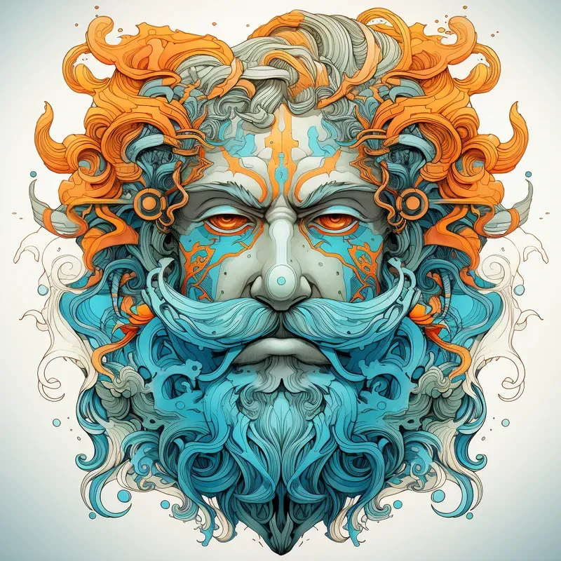 Ethereal Convergence Colorful Symmetries