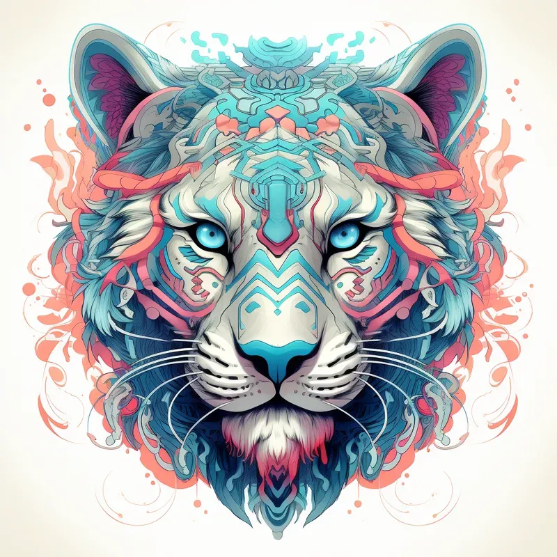 Ethereal Convergence Colorful Symmetries