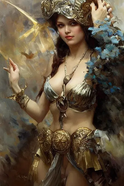 Goddesses Oil Paintings