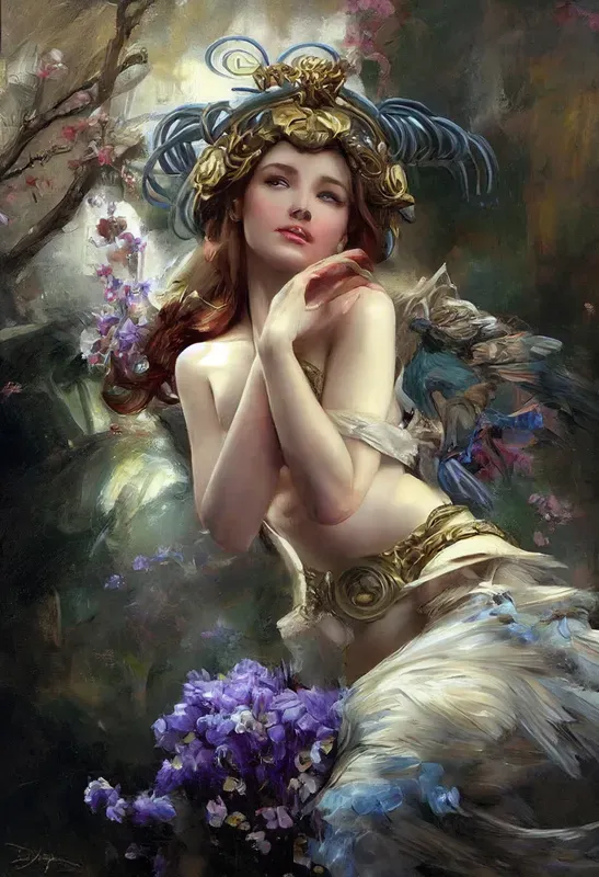 Goddesses Oil Paintings