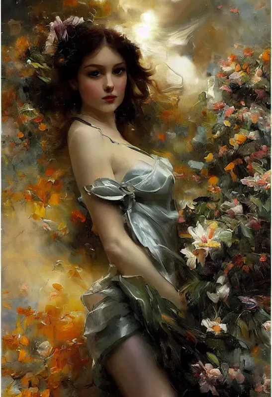 Goddesses Oil Paintings