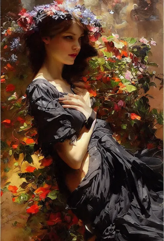 Goddesses Oil Paintings