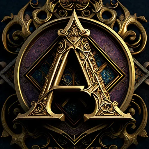 Gothic Style Initial Logos