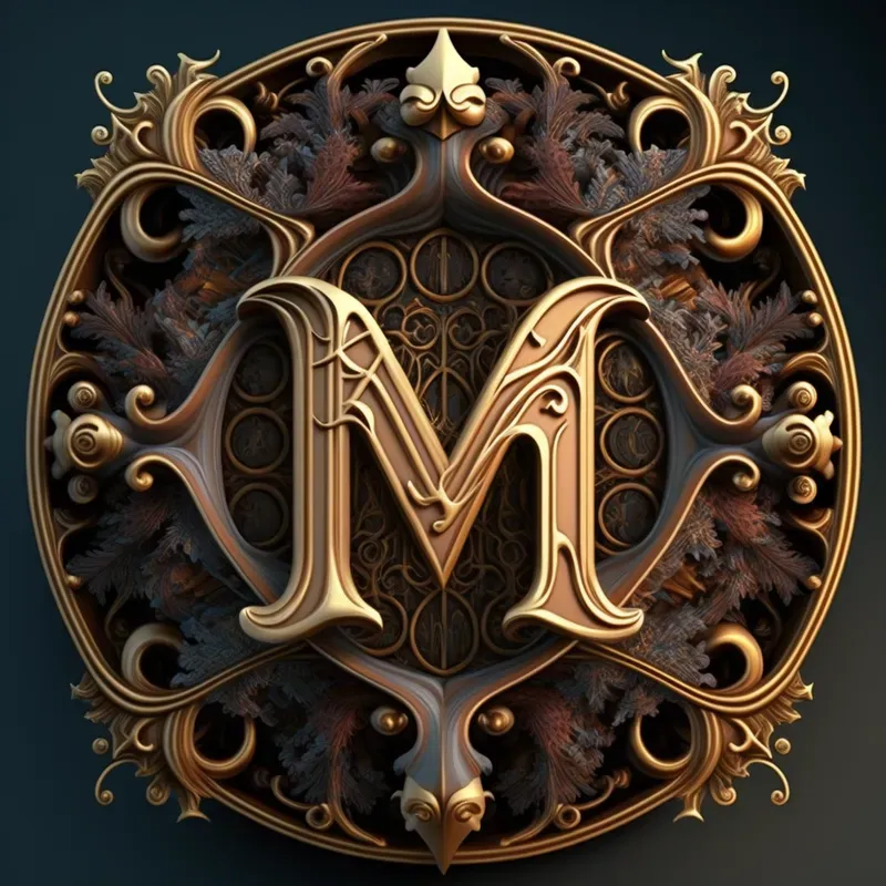 Gothic Style Initial Logos