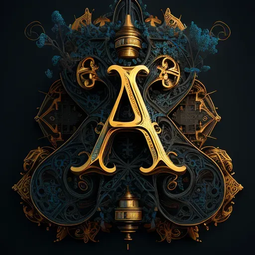Gothic Style Initial Logos
