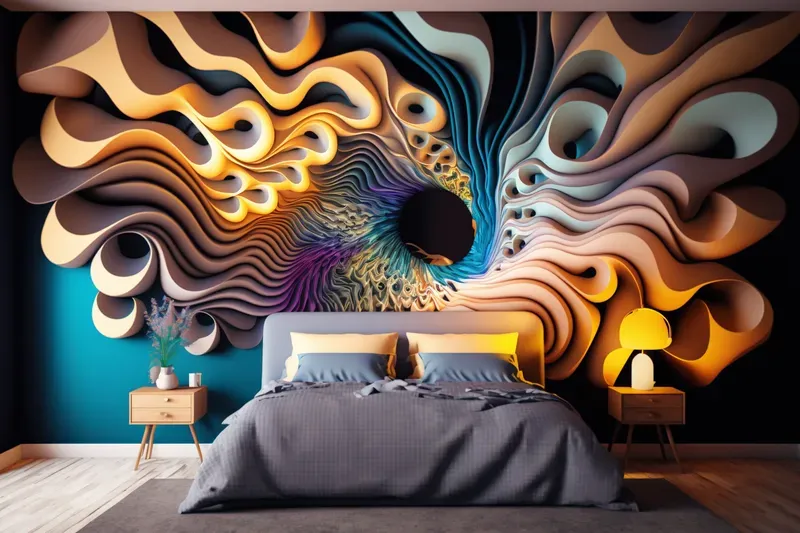 Colorful Bedroom Mural Inspirations