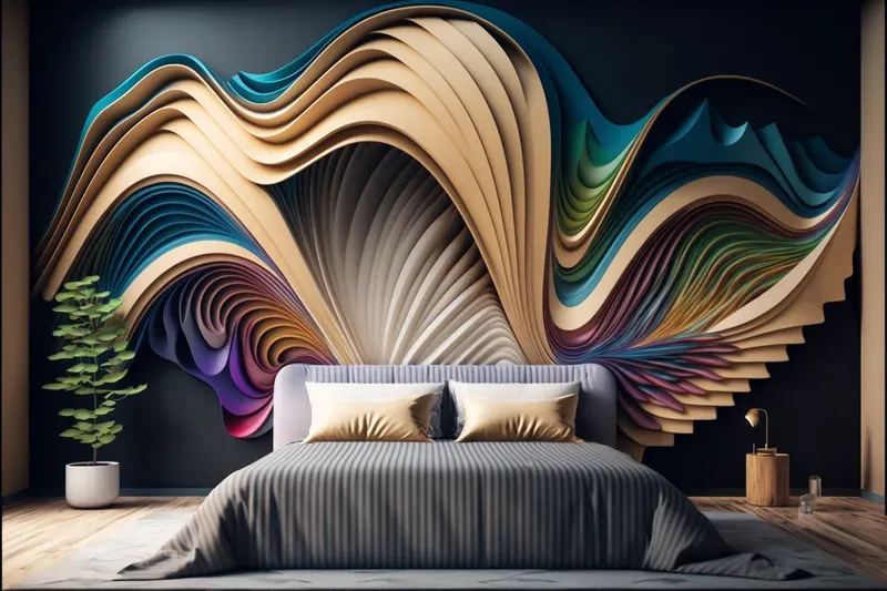 Colorful Bedroom Mural Inspirations