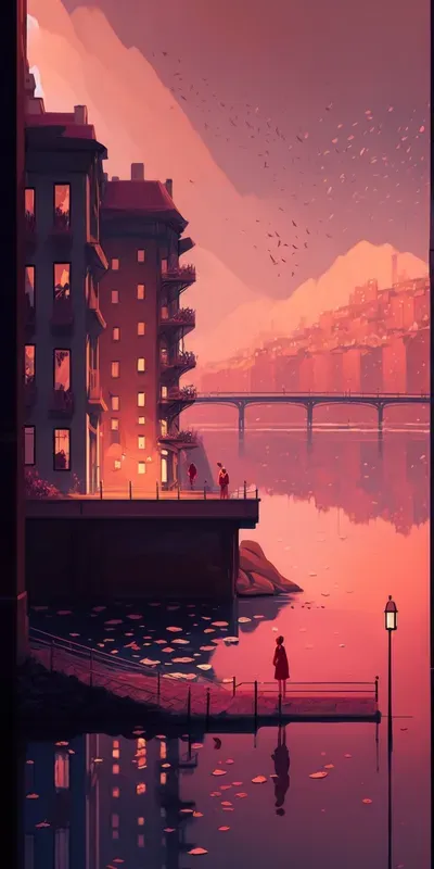 Abstract Cityscape Mobile Wallpapers