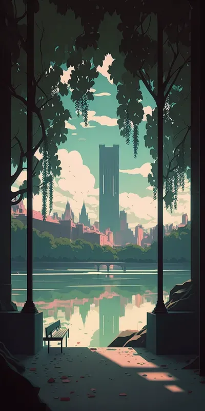 Abstract Cityscape Mobile Wallpapers