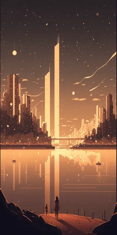 Abstract Cityscape Mobile Wallpapers