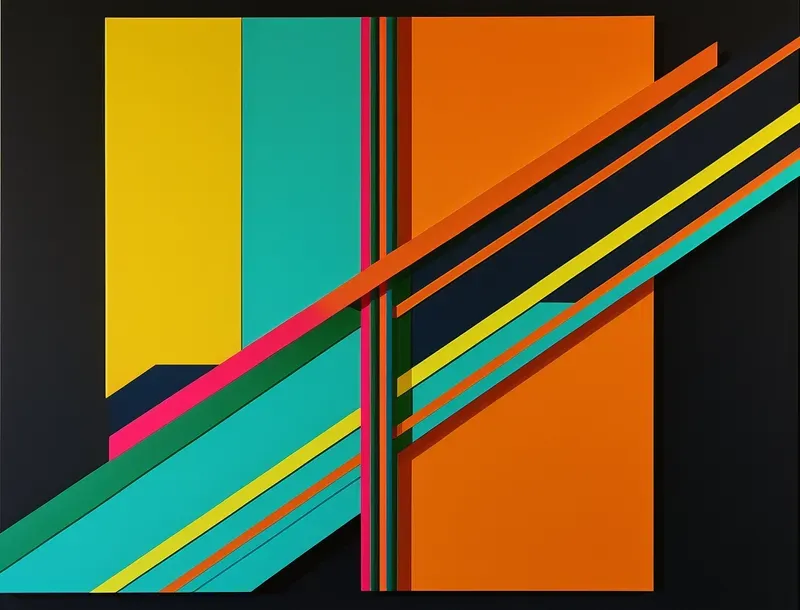 Self Print Geometric Poster Designers