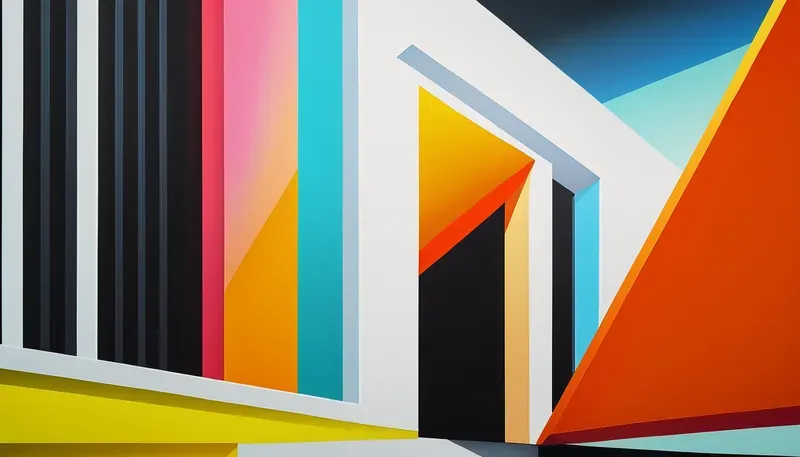 Self Print Geometric Poster Designers