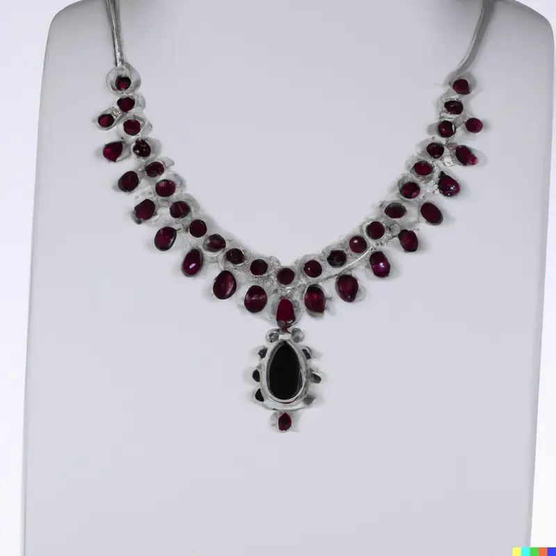 Classic Gem Wedding Necklace