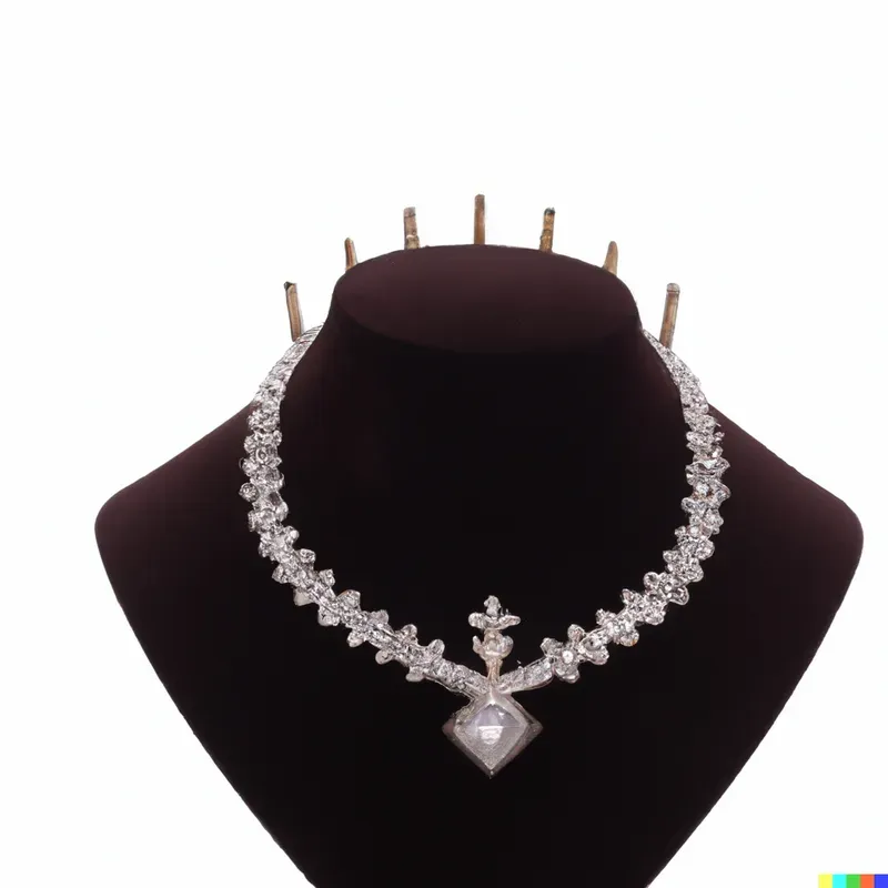 Classic Gem Wedding Necklace