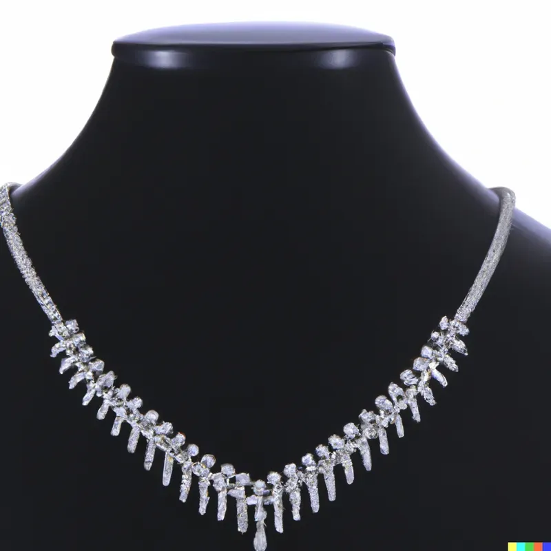 Classic Gem Wedding Necklace