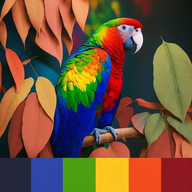 Colorful Images With Color Palettes